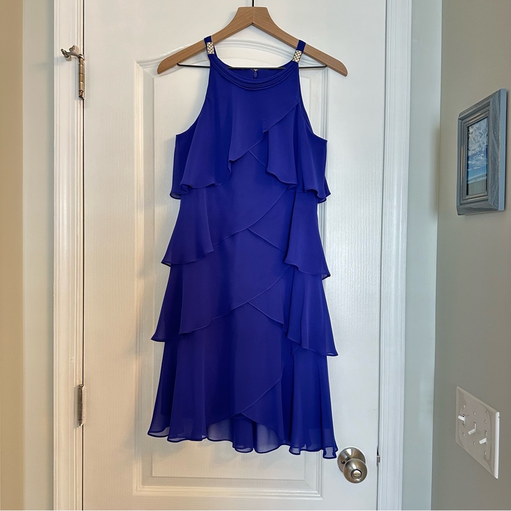 Laura Petites Royal blue Cocktail dress size 8P